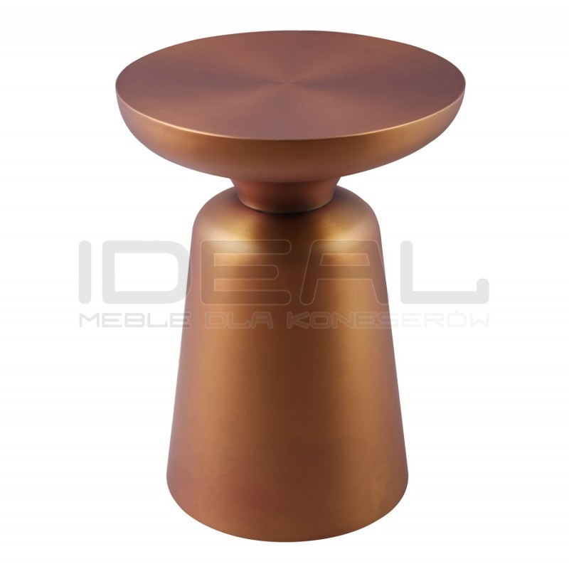 OKRĄGŁY STOLIK KAWOWY TOTEM MIEDZIANY 60