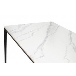 Stół SLIM 140 blat imitacja marmuru biała lub czarna