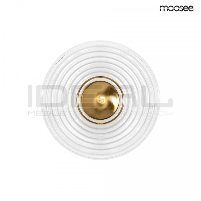 Okrągły Kinkiet ONDA złoty