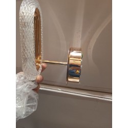 Kinkiet kryształowy JEWEL złoty