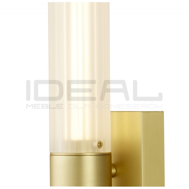 Kinkiet glamour SOLO LED BIAŁO ZŁOTY 60