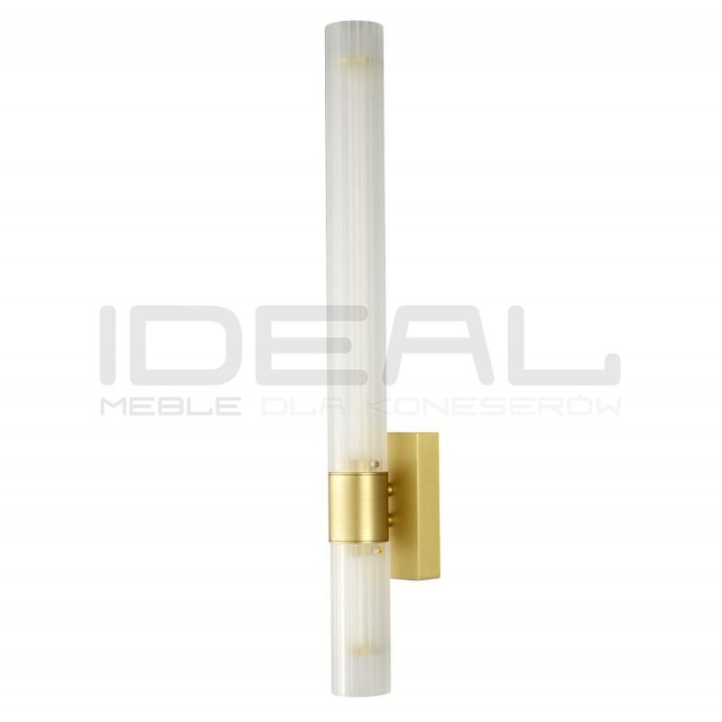 Kinkiet glamour SOLO LED BIAŁO ZŁOTY 60