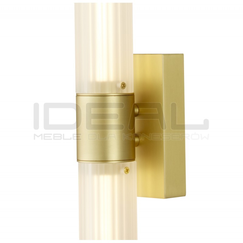 Kinkiet glamour SOLO LED BIAŁO ZŁOTY 60