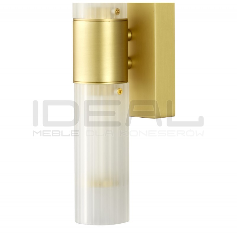 Kinkiet glamour SOLO LED BIAŁO ZŁOTY 60