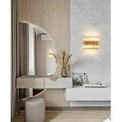 Kinkiet glamour PALACE złoty