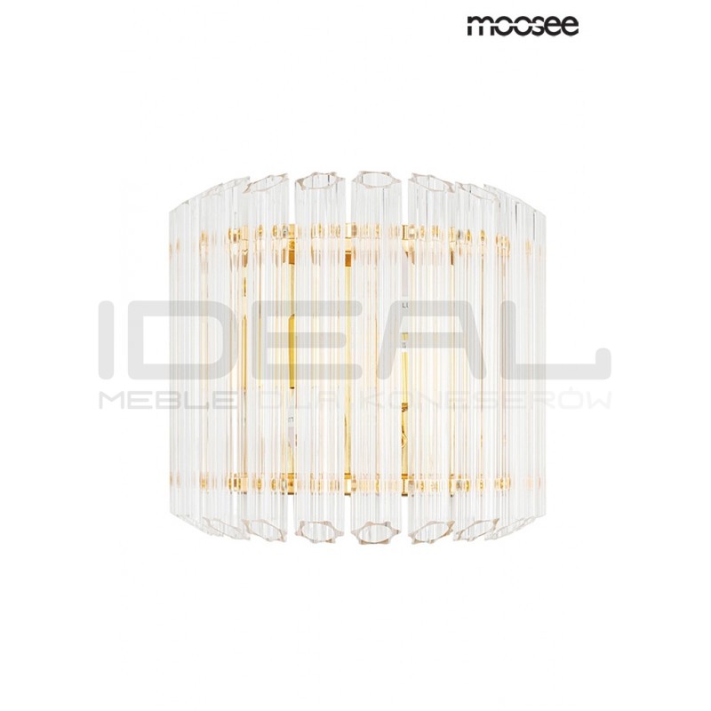 Kinkiet glamour PALACE złoty