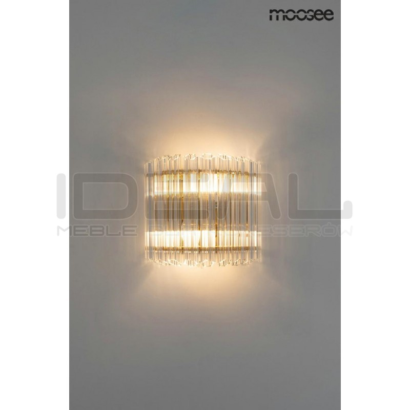 Kinkiet glamour PALACE złoty