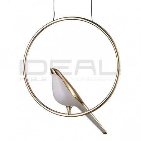 Lampa wisząca glamour Tit BIRD ptaszek złota