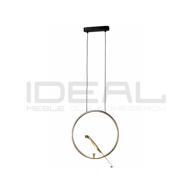 Lampa wisząca glamour Tit BIRD ptaszek złota