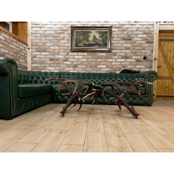 Narożnik Chesterfield Normal w skórze 255x340