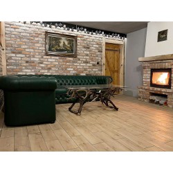 Narożnik Chesterfield Normal w skórze 255x340