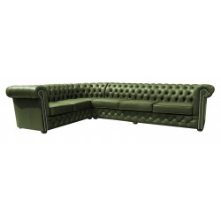 Narożnik Chesterfield Normal w skórze 255x340