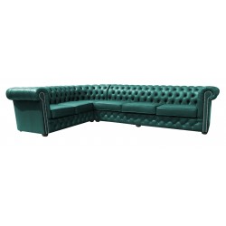 Narożnik Chesterfield Normal w skórze 255x340