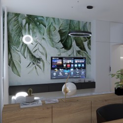 Kinkiet geometryczna PILLS biały z regulacją światła