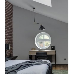 Lampa loftowa regulowana Factory czarna