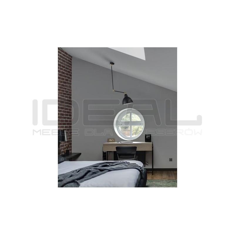 Lampa loftowa regulowana Factory czarna