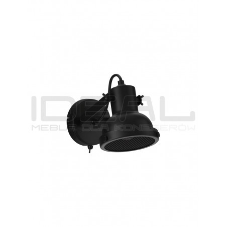 Kinkiet Loftowy regulowany Vent czarny