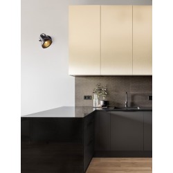 Kinkiet Loftowy regulowany Vent czarny