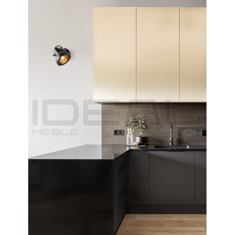 Kinkiet Loftowy regulowany Vent czarny