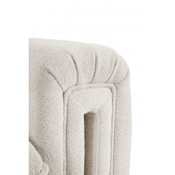 Nowoczesna Sofa beżowa KELLY 230 tkanina szenil