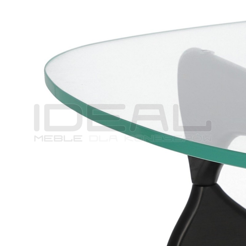 Stolik kawowy NOGOCZI czarny drewno bukowe