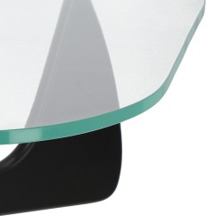 Stolik kawowy NOGOCZI czarny drewno bukowe