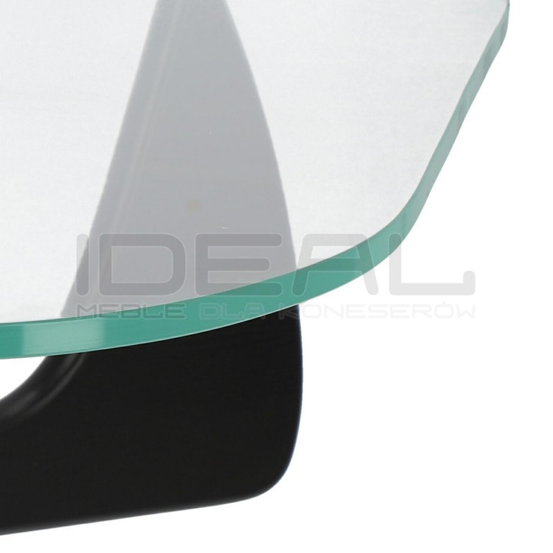 Stolik kawowy NOGOCZI czarny drewno bukowe