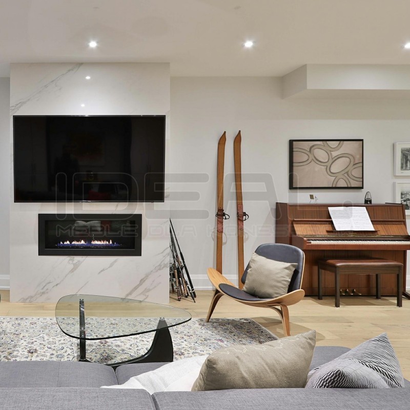 Stolik kawowy NOGOCZI czarny drewno bukowe