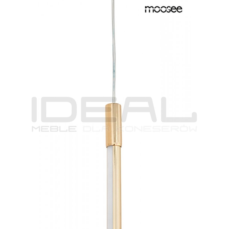 Lampa wisząca Ombre 60 rurka złota