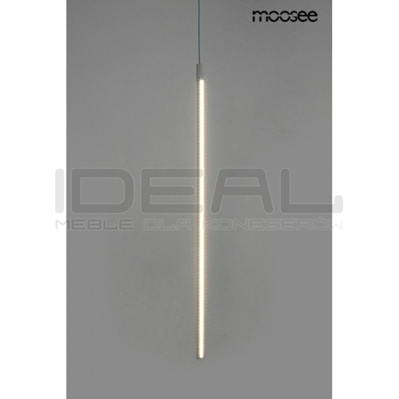 Lampa wisząca biała rurka Ombre 60