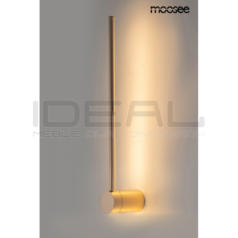 Kinkiet glamour Ombre 60 złoty