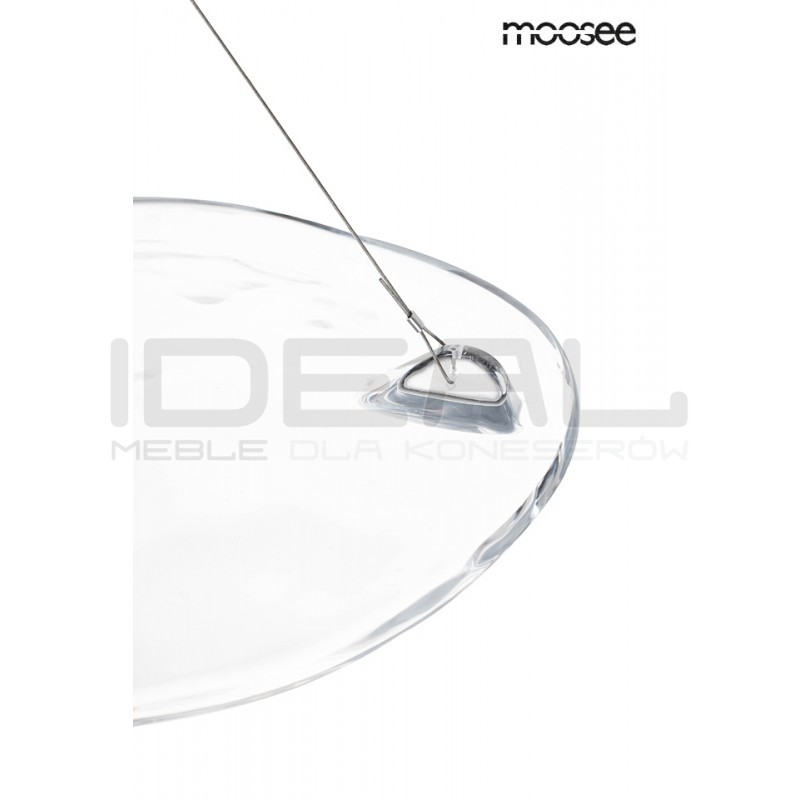 Lampa wisząca AQUA 30 przezroczysta