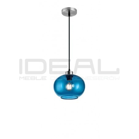 Szklana lampa wisząca Depth niebieska 30