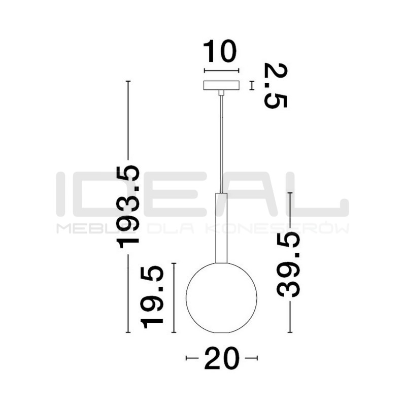 Lampa wisząca Laboratory Sphere bezbarwne szkło złote detale