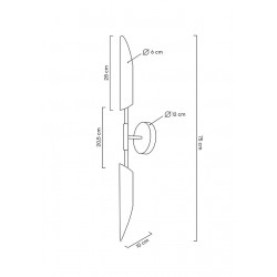 Kinkiet glamour LOCCA