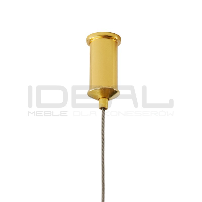 Lampa wisząca glamour Ring Circle 80+80+80 LED złota połysk