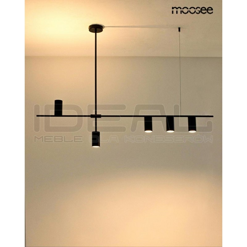 Lampa wisząca pozioma MODERNO 120 czarna