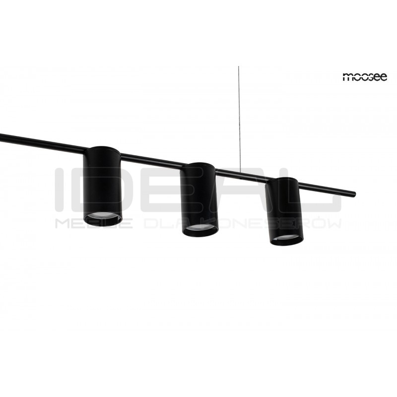 Lampa wisząca pozioma MODERNO 120 czarna