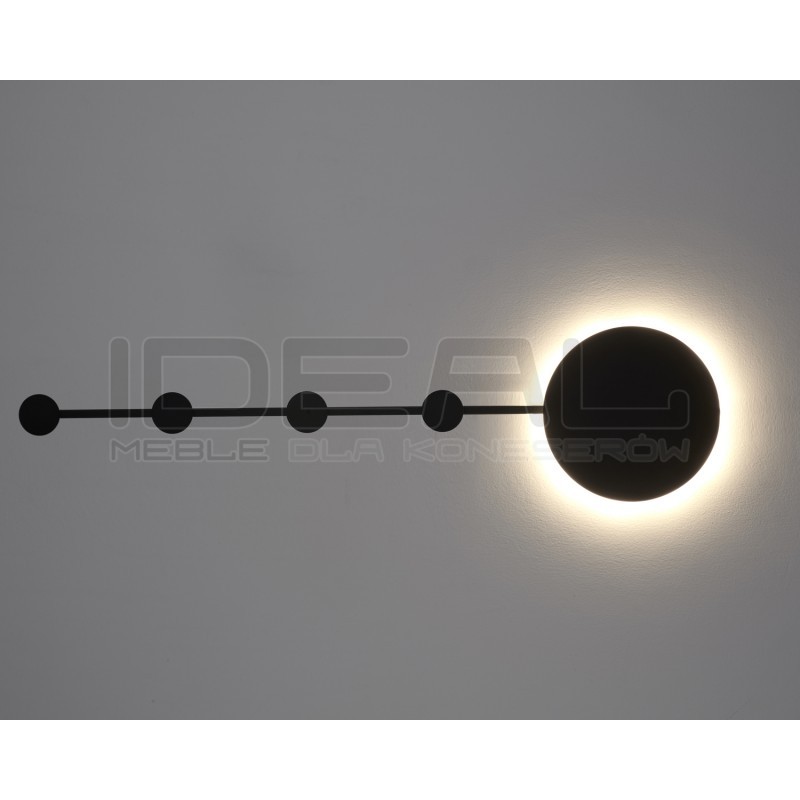 Kinkiet Shadow Clex 1 Led czarna 105