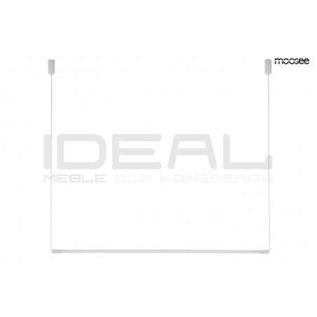 Lampa wisząca pozioma OMBRE LEVEL 100 biała