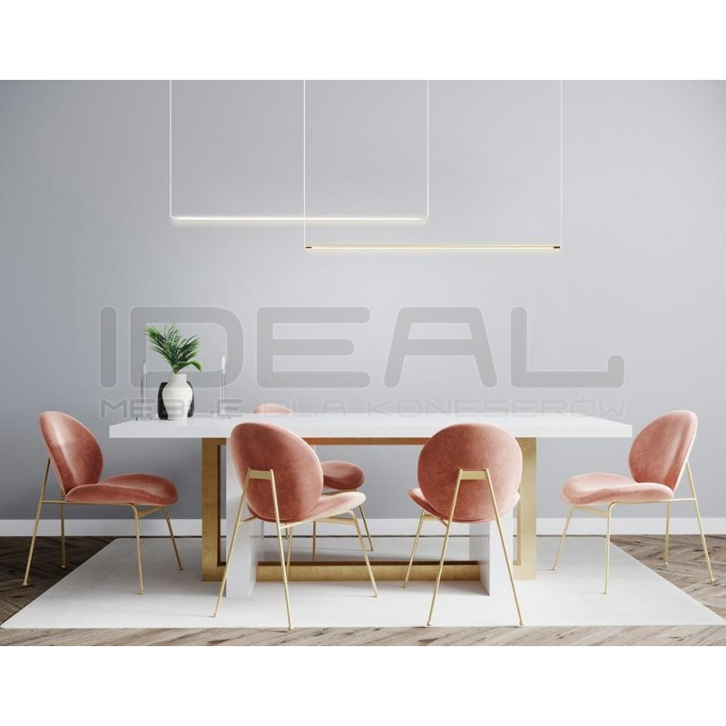 Lampa wisząca pozioma glamour OMBRE LEVEL 100 złota