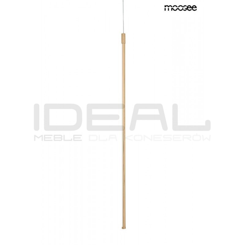 Lampa wisząca Ombre 80 rurka złota