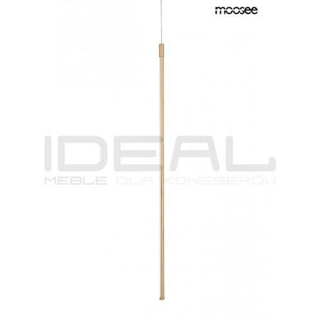 Lampa wisząca Ombre 80 rurka złota