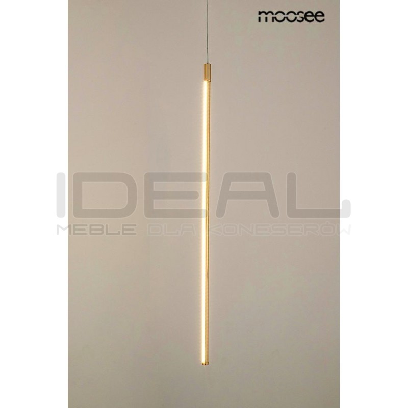 Lampa wisząca Ombre 80 rurka złota