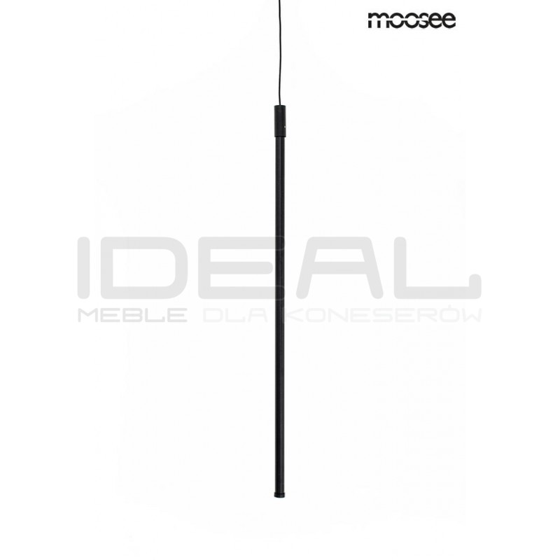 Lampa wisząca Ombre 80 rurka czarna