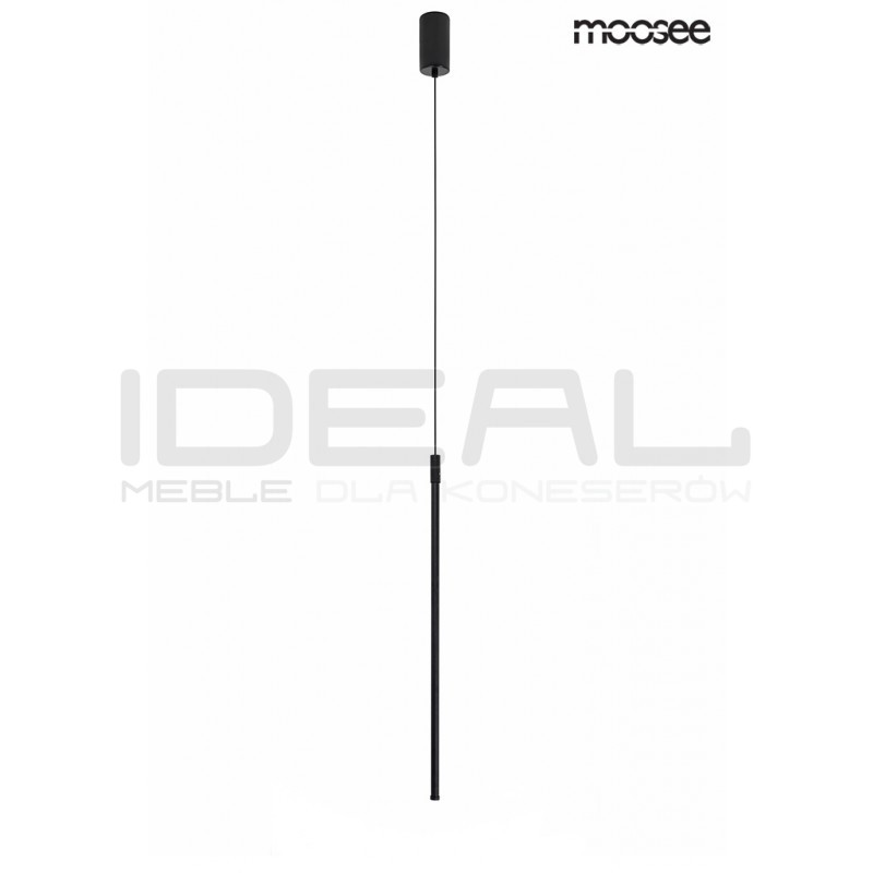 Lampa wisząca Ombre 80 rurka czarna