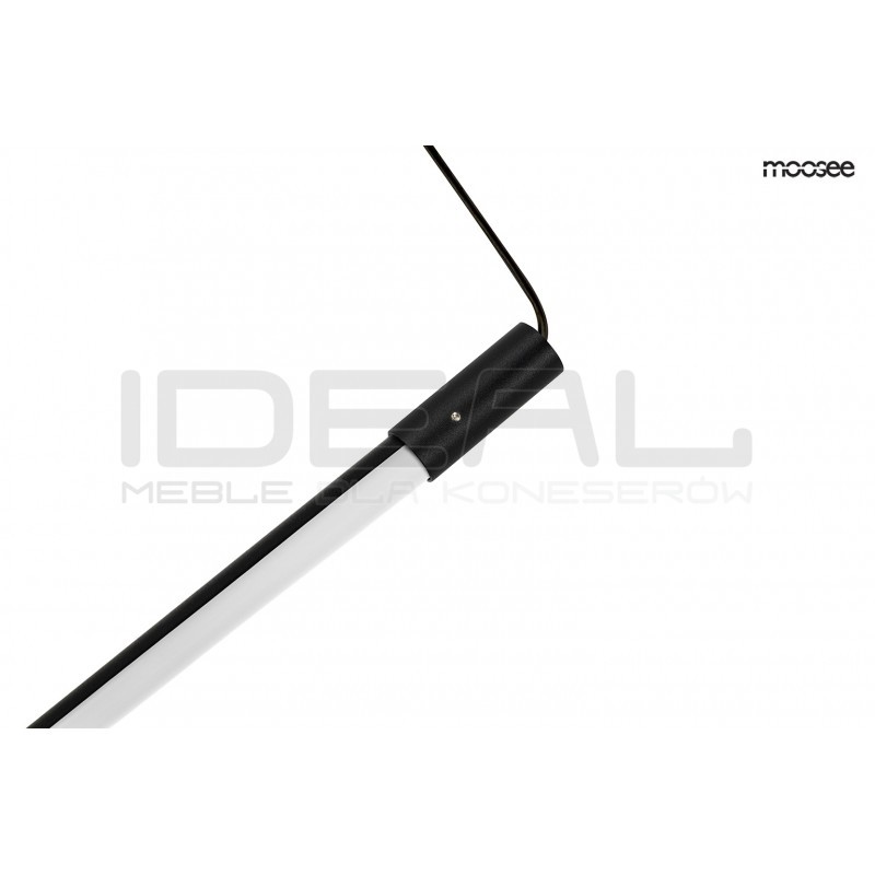 Lampa wisząca Ombre 80 rurka czarna