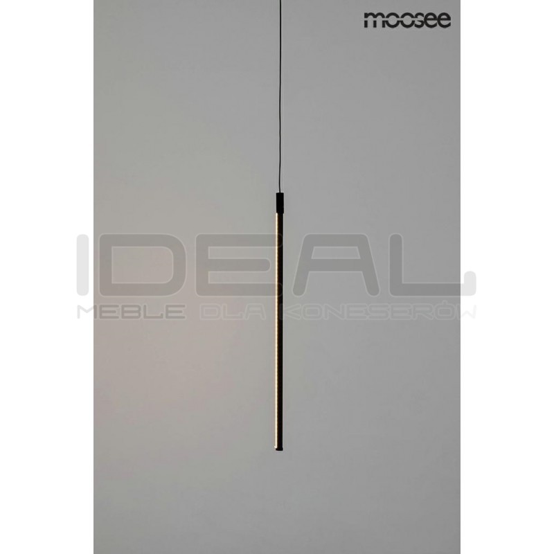 Lampa wisząca Ombre 80 rurka czarna