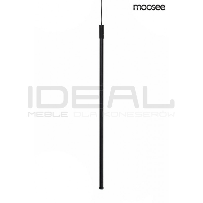 Lampa wisząca Ombre 80 rurka czarna