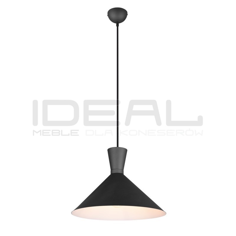 Lampa wisząca czarna Pelikan Wide
